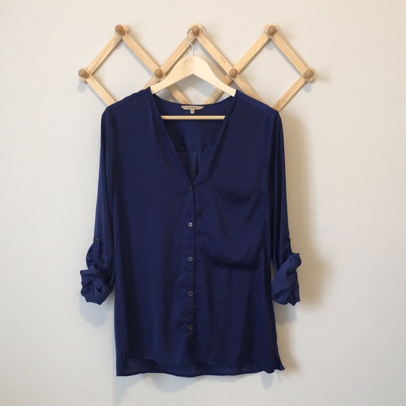 RW&CO. Tops - ❄️ RW & Co Navy Button Up Tunic Size Medium